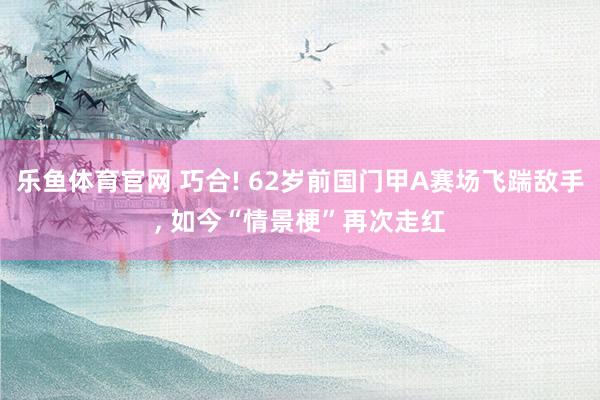 乐鱼体育官网 巧合! 62岁前国门甲A赛场飞踹敌手， 如今“情景梗”再次走红